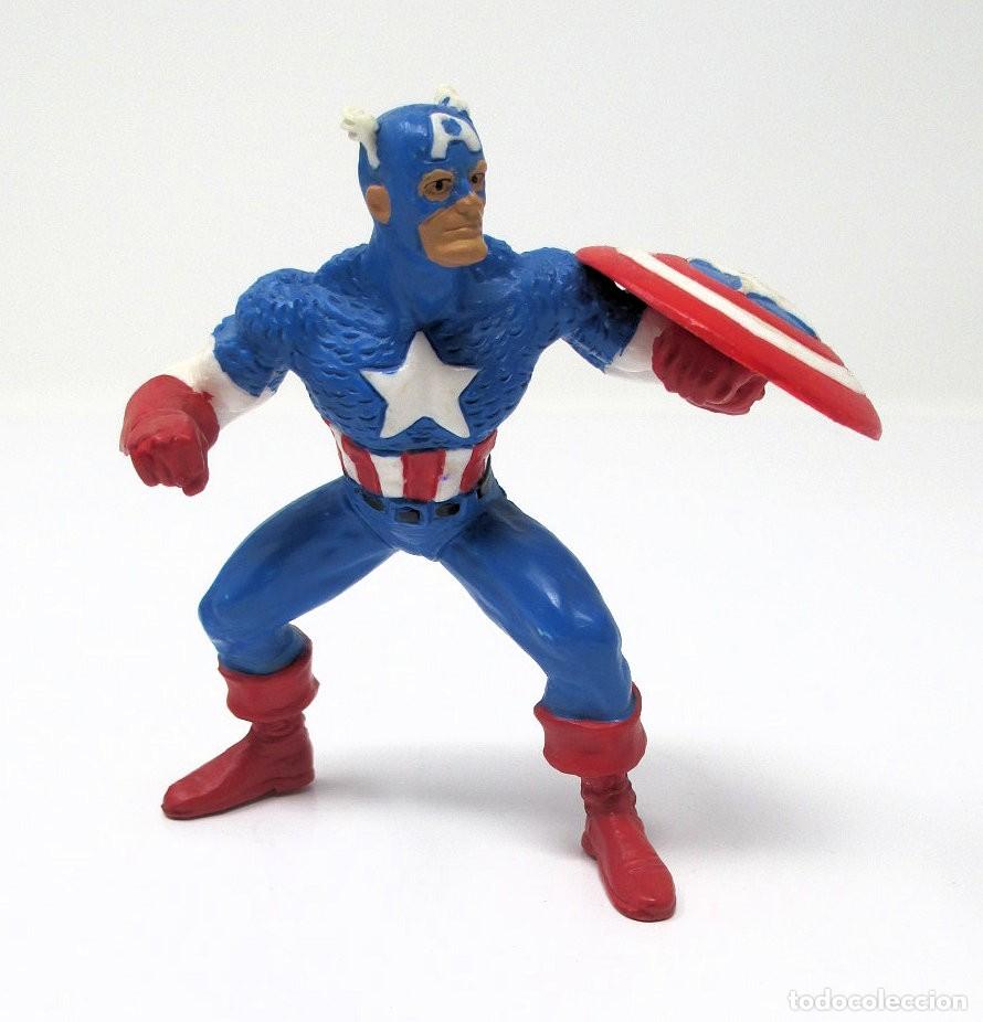 Figuras y mu&ntilde;ecos Marvel: Figura de Capit&aacute;n Am&eacute;rica - Marvel - 10 cm de alto - Foto 1