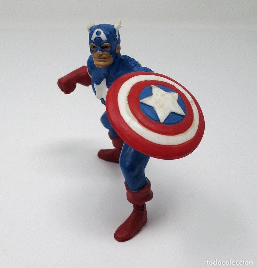 Figuras y mu&ntilde;ecos Marvel: Figura de Capit&aacute;n Am&eacute;rica - Marvel - 10 cm de alto - Foto 2