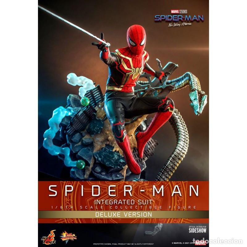 Figures and Dolls Marvel : Figura Spiderman No Way Home Integrated Suit Deluxe Escala 1:6 Hot Toys