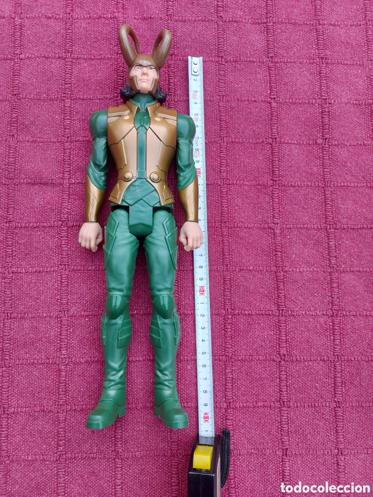 Figuras y mu&ntilde;ecos Marvel: FIGURA DE ACCI&Oacute;N LOKI HERMANO DE THOR, MARVEL HASBRO 2016 - Foto 3