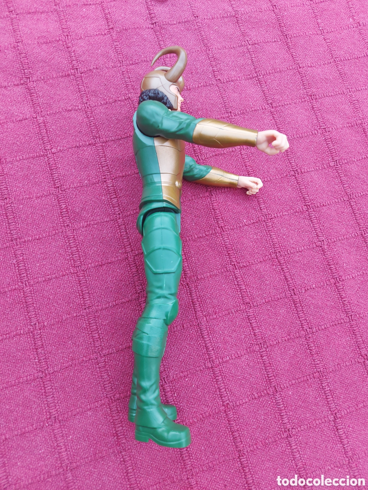 Figuras y mu&ntilde;ecos Marvel: FIGURA DE ACCI&Oacute;N LOKI HERMANO DE THOR, MARVEL HASBRO 2016 - Foto 4