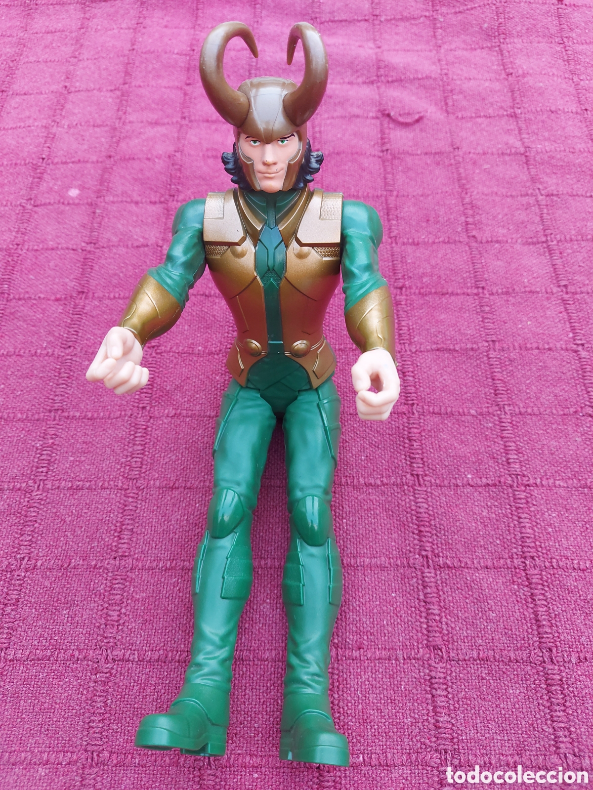 Figuras y mu&ntilde;ecos Marvel: FIGURA DE ACCI&Oacute;N LOKI HERMANO DE THOR, MARVEL HASBRO 2016 - Foto 5