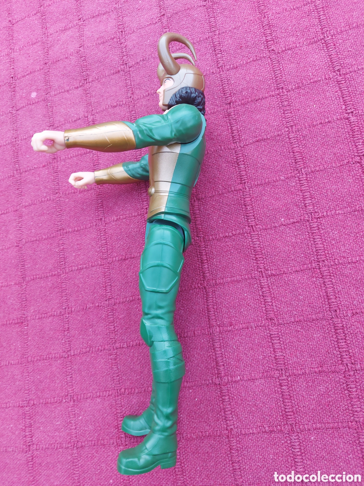 Figuras y mu&ntilde;ecos Marvel: FIGURA DE ACCI&Oacute;N LOKI HERMANO DE THOR, MARVEL HASBRO 2016 - Foto 6
