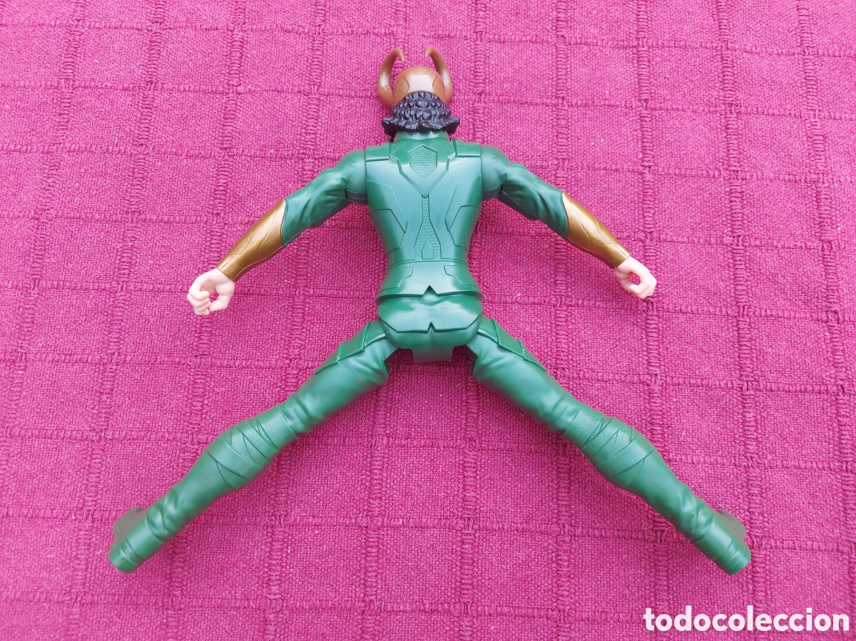 Figuras y mu&ntilde;ecos Marvel: FIGURA DE ACCI&Oacute;N LOKI HERMANO DE THOR, MARVEL HASBRO 2016 - Foto 7