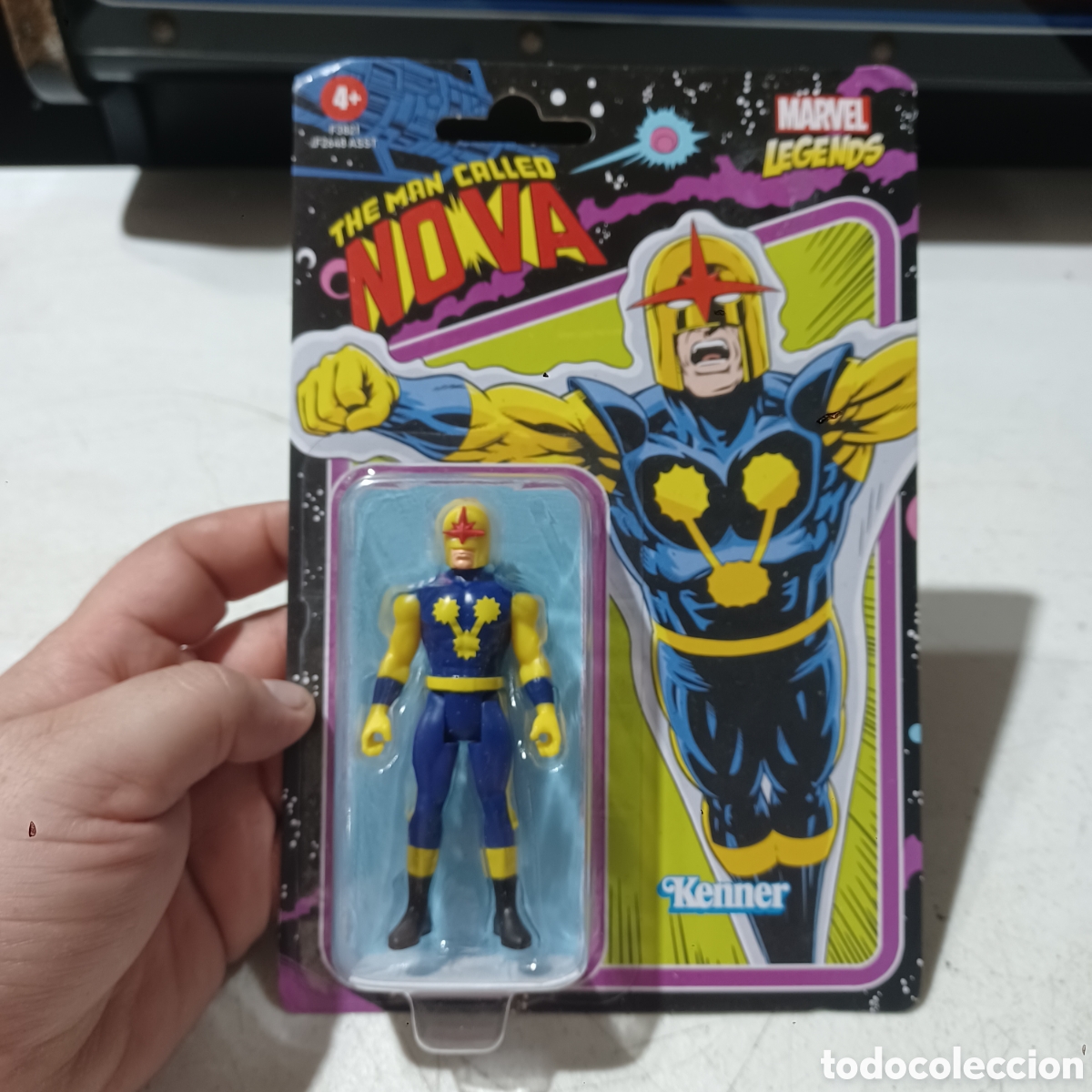 Figuras y mu&ntilde;ecos Marvel: Figura NOVA MARVEL LEGENDS de KENNER HASBRO 2022 - Foto 1
