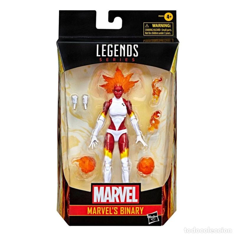 Figuras y mu&ntilde;ecos Marvel: Figura Marvels Binary Binaria Marvel Legends Hasbro - Foto 4