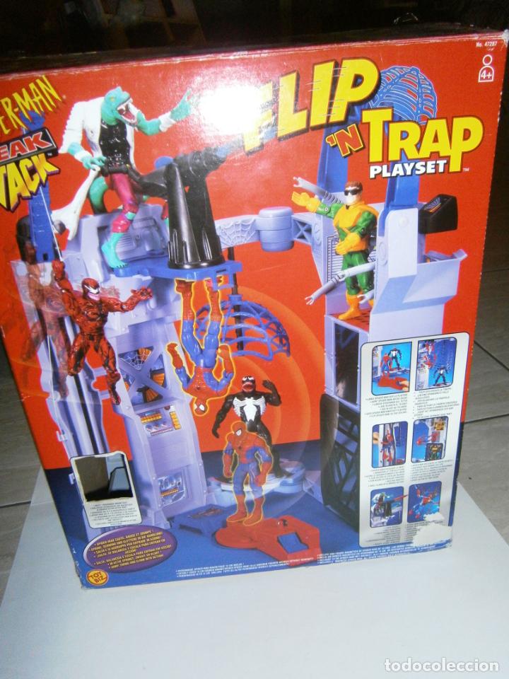 Figuras y mu&ntilde;ecos Marvel: KIT PLATAFORMA SPIDERMAN SNEAK ATTACK EN CAJA NUEVO - Foto 2