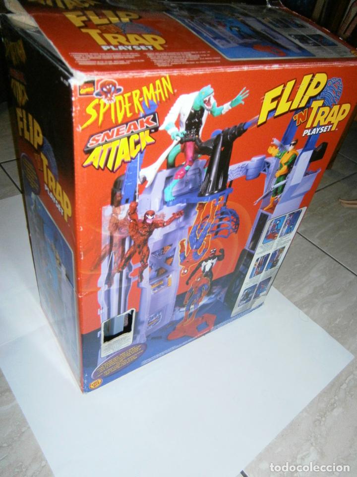 Figuras y mu&ntilde;ecos Marvel: KIT PLATAFORMA SPIDERMAN SNEAK ATTACK EN CAJA NUEVO - Foto 1