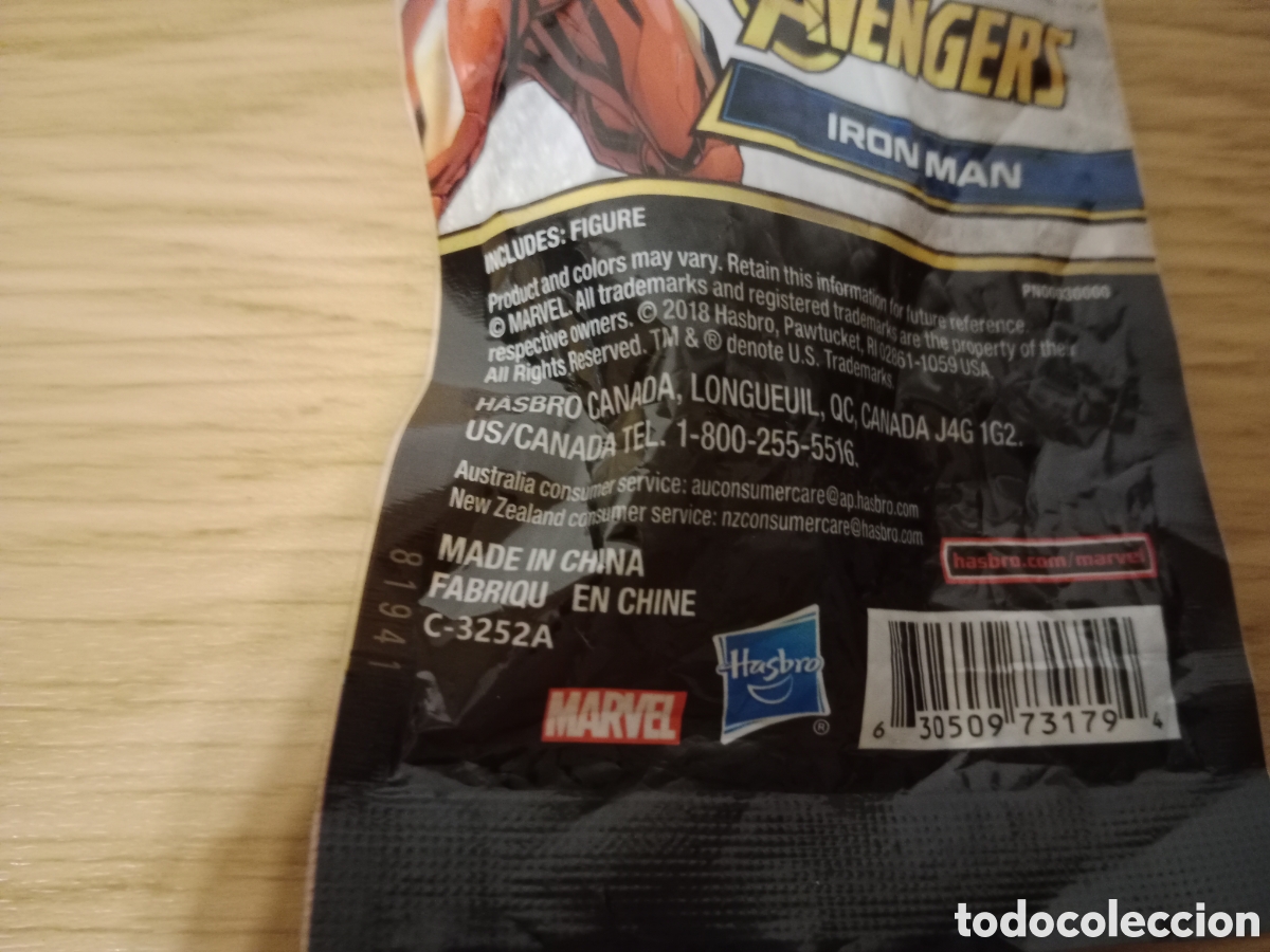 Figuras y mu&ntilde;ecos Marvel: Figura en bolsa cerrada Iron Man. Marvel. Kenner. 2018 - Foto 2