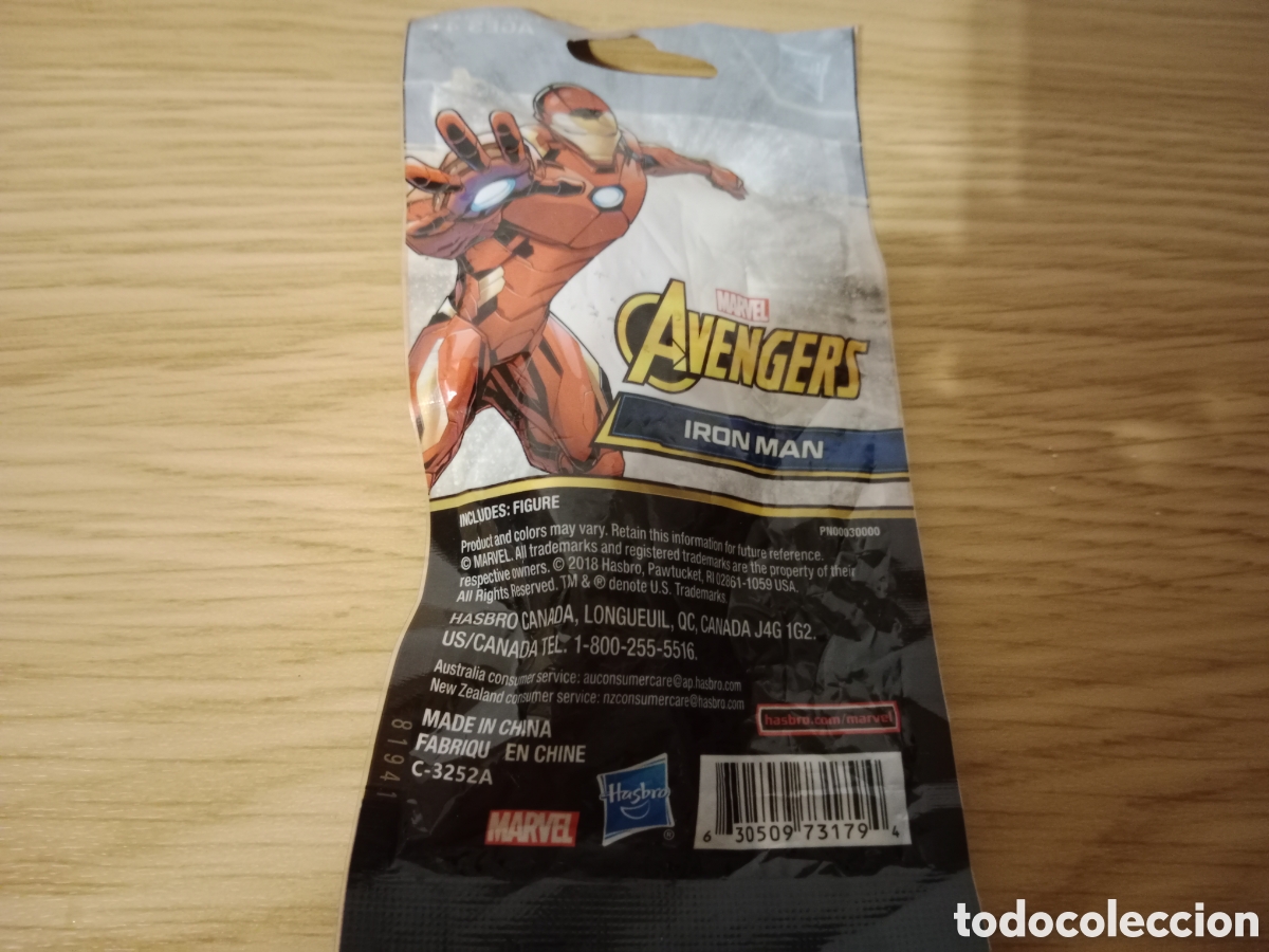 Figuras y mu&ntilde;ecos Marvel: Figura en bolsa cerrada Iron Man. Marvel. Kenner. 2018 - Foto 3