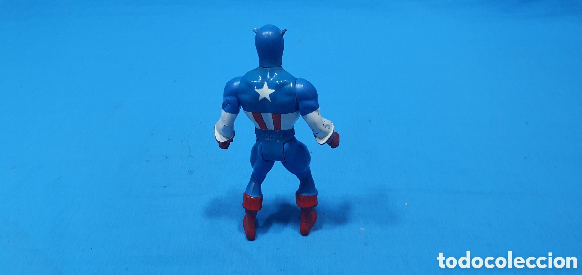 Figuras y mu&ntilde;ecos Marvel: MU&Ntilde;ECO CAPITAN AMERICA 1994 MARVEL COMICS GROUP . SECRET WARS - Foto 2