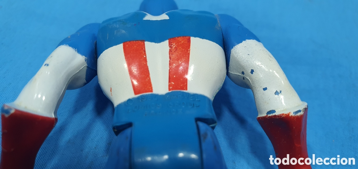Figuras y mu&ntilde;ecos Marvel: MU&Ntilde;ECO CAPITAN AMERICA 1994 MARVEL COMICS GROUP . SECRET WARS - Foto 3