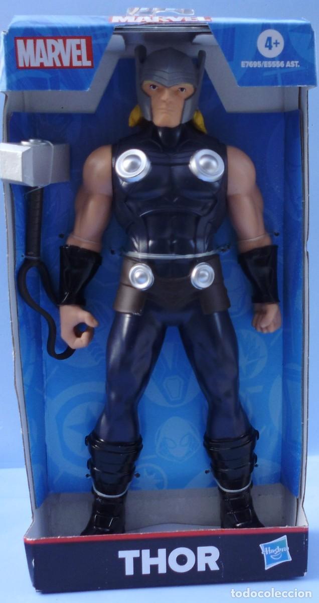 Figuras y mu&ntilde;ecos Marvel: Figura Thor de 25 cm Marvel Hasbro en su caja sin usar - Foto 1