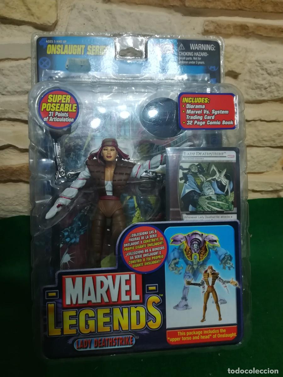 Figuras y mu&ntilde;ecos Marvel: MARVEL LEGENDS , LADY DEATHSTRIKE , SERIE ONSLAUGHT , NUEVO - Foto 1