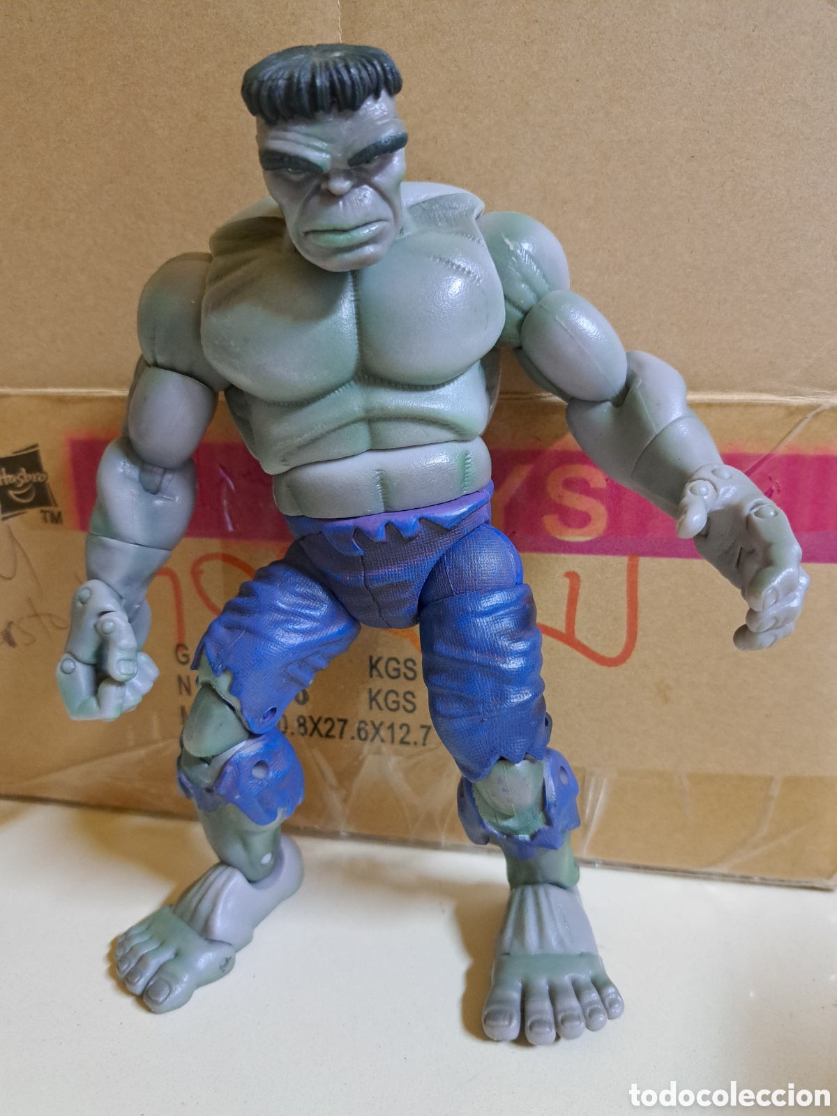 Figuras y mu&ntilde;ecos Marvel: Marvel legends figura hulk gris dif&iacute;cil descatalogada - Foto 1