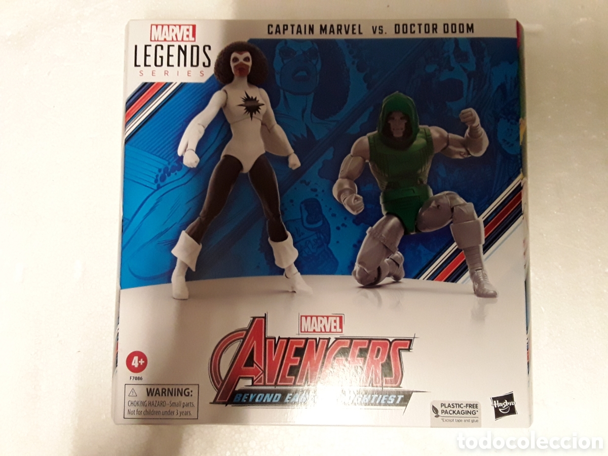 pack figuras capitana marvel vs. doctor doom av - Compra venta en  todocoleccion