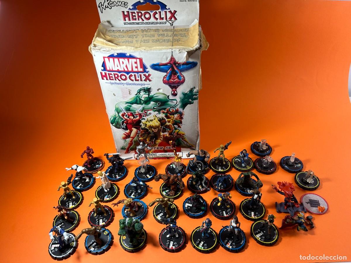 Figuras y mu&ntilde;ecos Marvel: LOTE FIGURAS HEROCLIX DE MARVEL - Foto 1