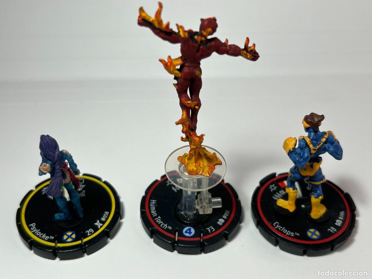 Figuras y mu&ntilde;ecos Marvel: LOTE FIGURAS HEROCLIX DE MARVEL - Foto 12