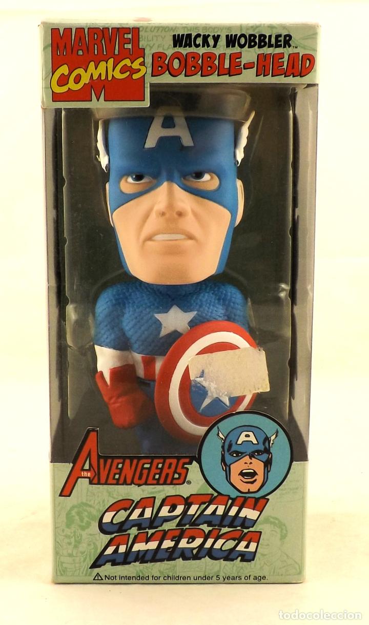 Figuras y mu&ntilde;ecos Marvel: Funko Bobble -Head Capitan Am&eacute;rica - Foto 6