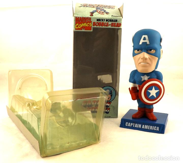 Figuras y mu&ntilde;ecos Marvel: Funko Bobble -Head Capitan Am&eacute;rica - Foto 1