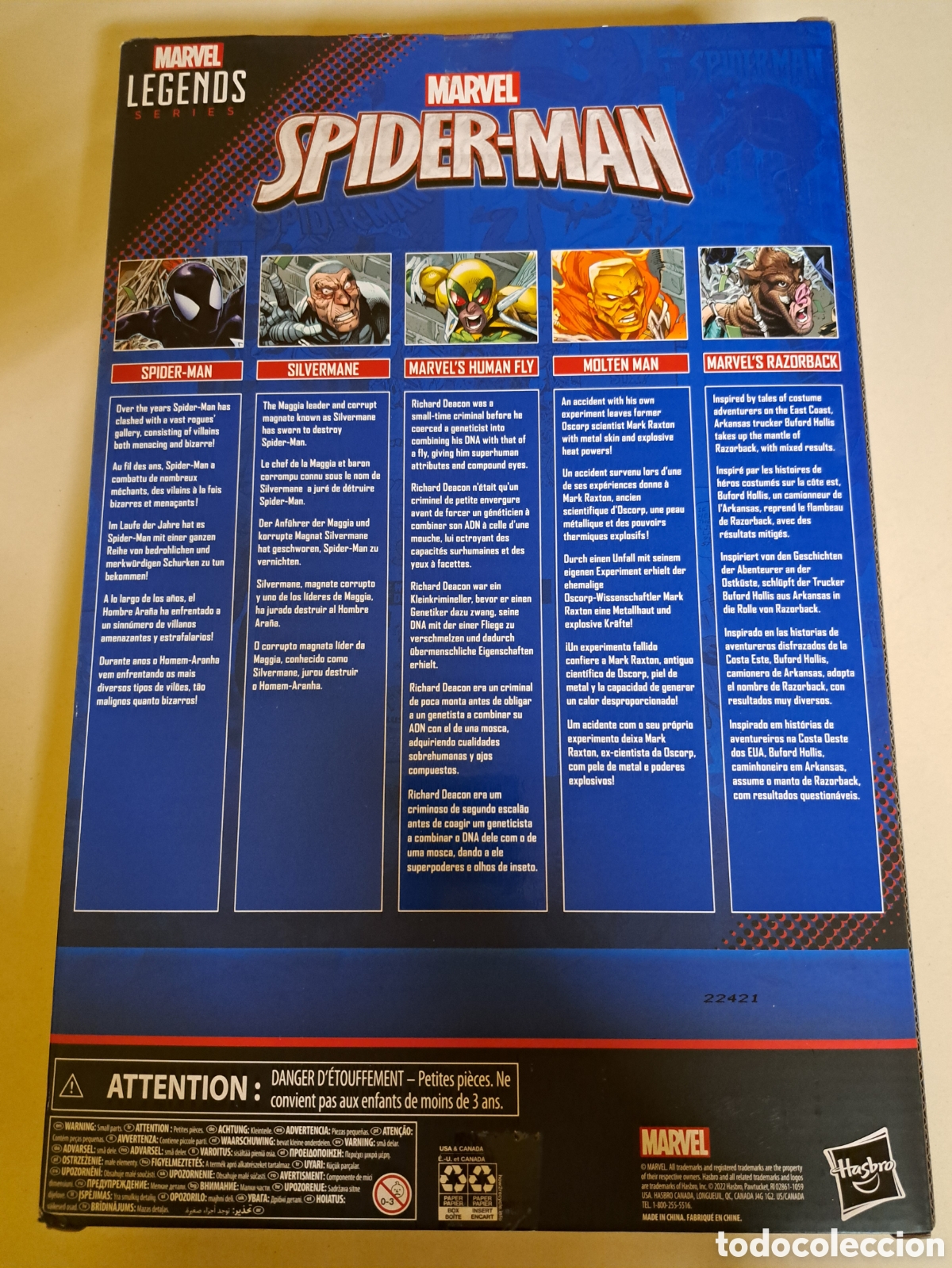 Figuras y mu&ntilde;ecos Marvel: Marvel legends pack spiderman 5 figuras nuevo - Foto 2