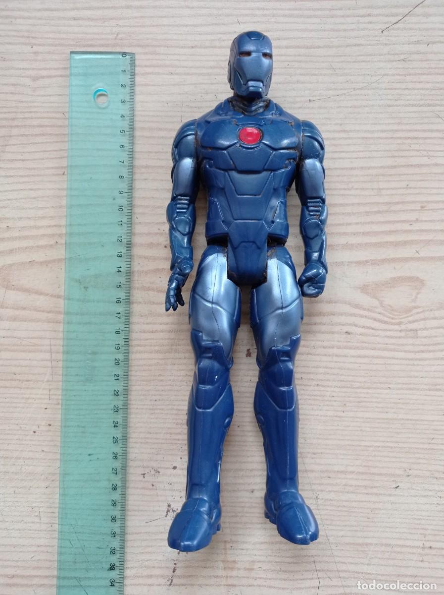 Figuras y mu&ntilde;ecos Marvel: Figura Iron Man Blue Marvel - 2013 - Hasbro - Foto 1