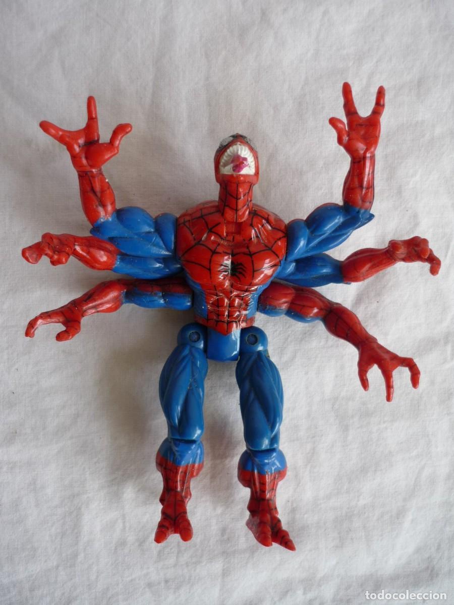 Figuras y mu&ntilde;ecos Marvel: Figura de acci&oacute;n Spiderman 6 brazos Marvel, 1996 - Foto 2
