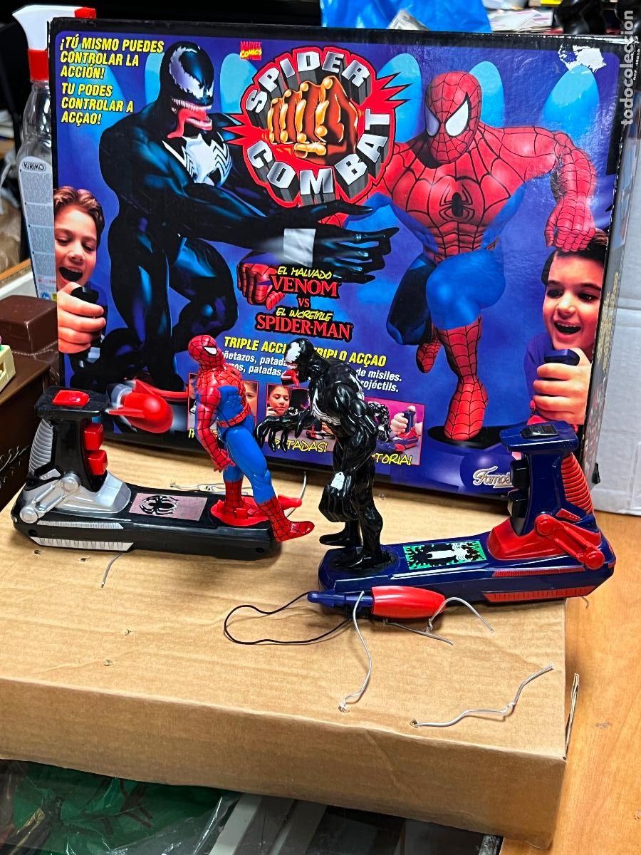 Figuras y mu&ntilde;ecos Marvel: espectacular spider combat karate fighter spiderman venom - Foto 4