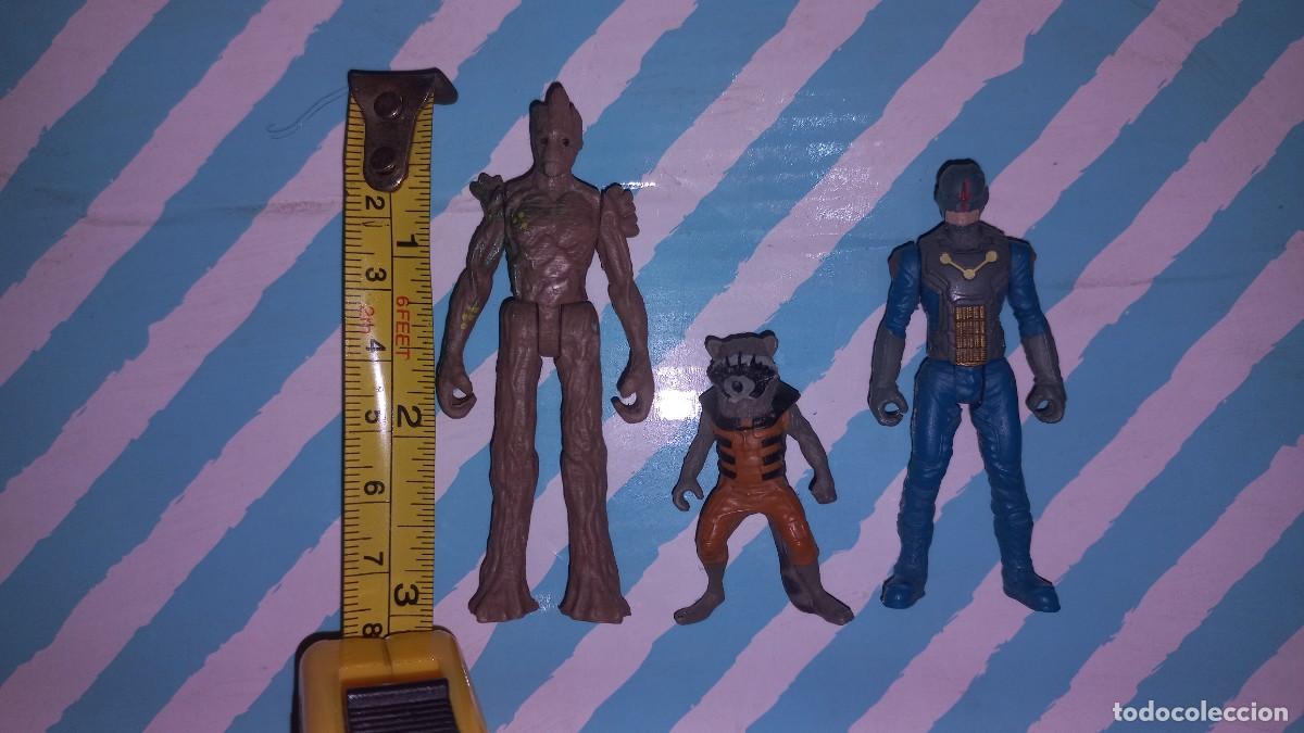 Figuras y mu&ntilde;ecos Marvel: Lote de 3 Guardianes de la Galaxia - Marvel- Hasbro - 2014 - Foto 2