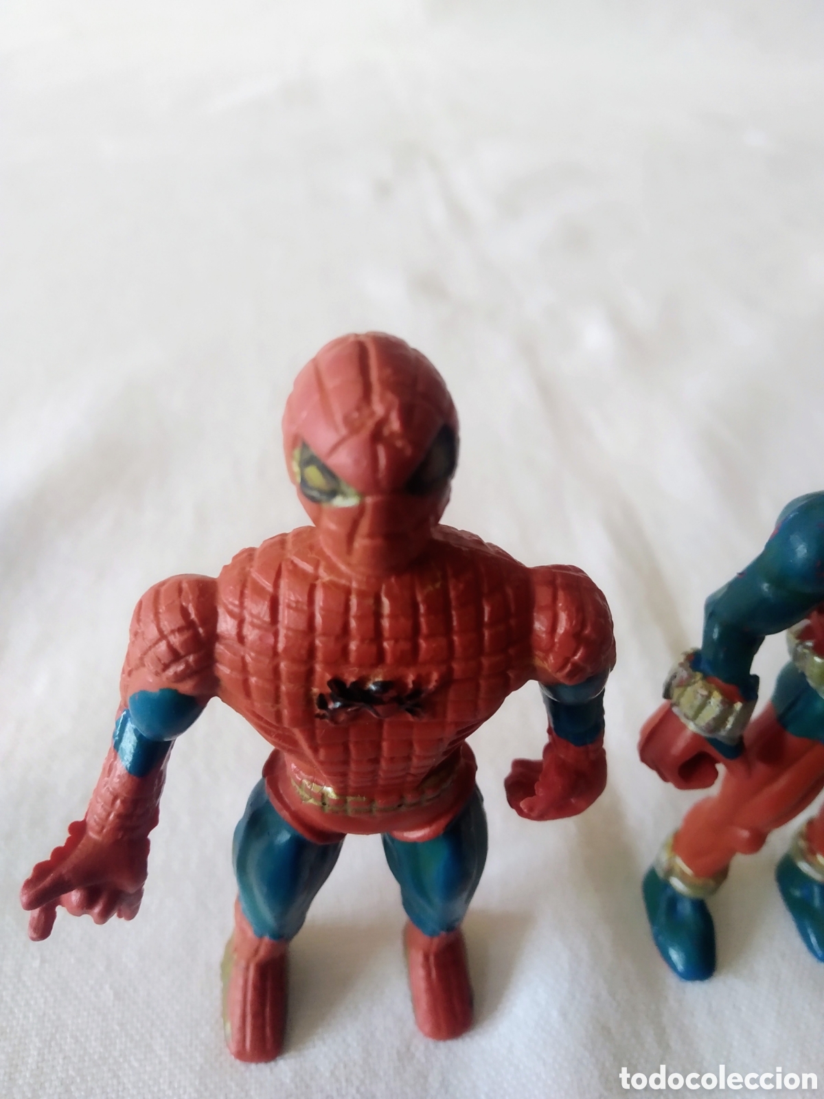 Figuras y mu&ntilde;ecos Marvel: PAREJA DE ANTIGUOS SPIDERMAN MARVEL BOOTLEG - Foto 2