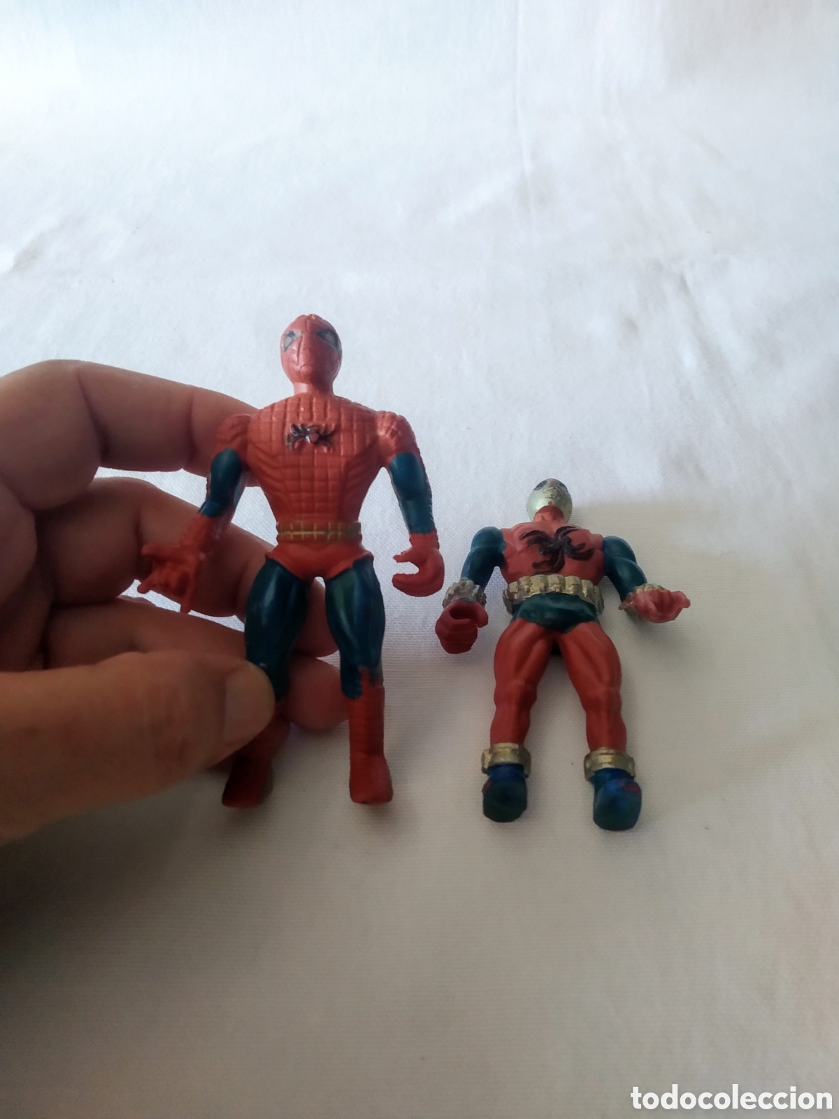 Figuras y mu&ntilde;ecos Marvel: PAREJA DE ANTIGUOS SPIDERMAN MARVEL BOOTLEG - Foto 8