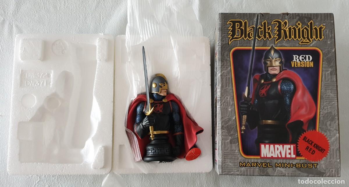 Figuras y mu&ntilde;ecos Marvel: Busto EL CABALLERO NEGRO &ndash; BLACK KNIGHT Version capa roja. Bowen Designs 2008. - Foto 2