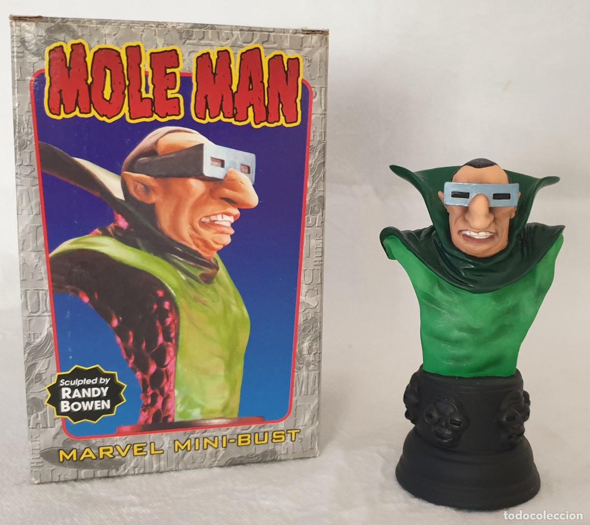 Figuras y mu&ntilde;ecos Marvel: Busto EL HOMBRE TOPO &ndash; MOLE MAN. Bowen Designs 1998. - Foto 1
