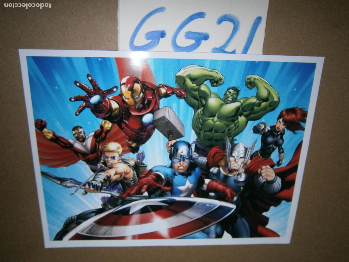 Figuras y mu&ntilde;ecos Marvel: FOTOGRAFIA ORIGINAL SUPER HEROES - Foto 1
