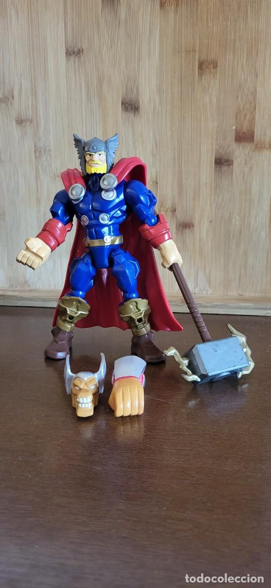 Figuras y mu&ntilde;ecos Marvel: Lote Hasbro Marvel super hero mashers - 22 figuras - Foto 17
