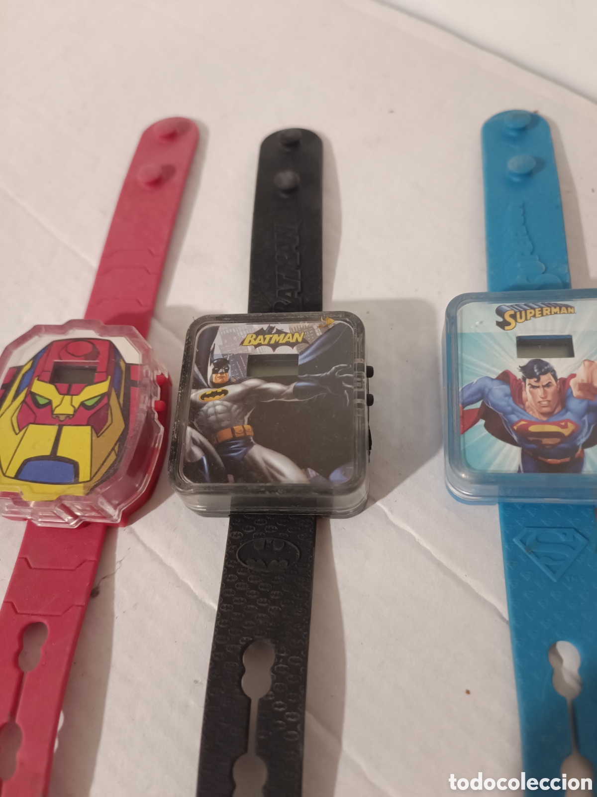 Figuras y mu&ntilde;ecos Marvel: Relojes super h&eacute;roes McDonalds - Foto 3