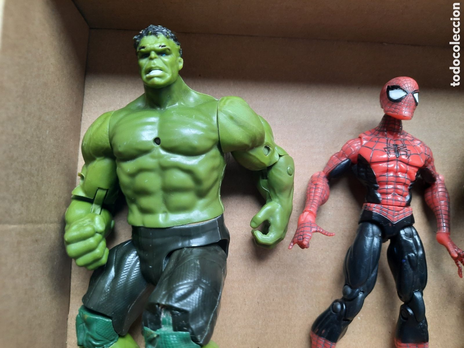 Figuras y mu&ntilde;ecos Marvel: FIGURAS HULK Y SPIDERMAN - Foto 2