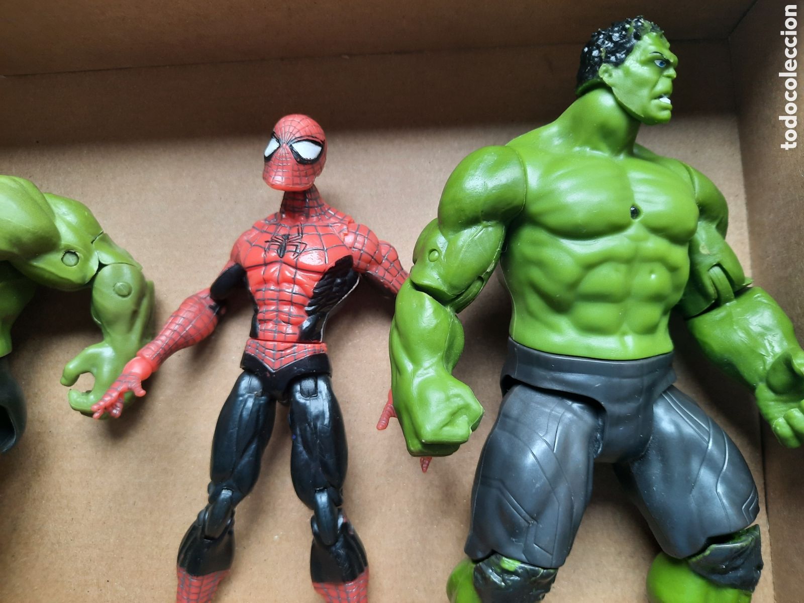 Figuras y mu&ntilde;ecos Marvel: FIGURAS HULK Y SPIDERMAN - Foto 3