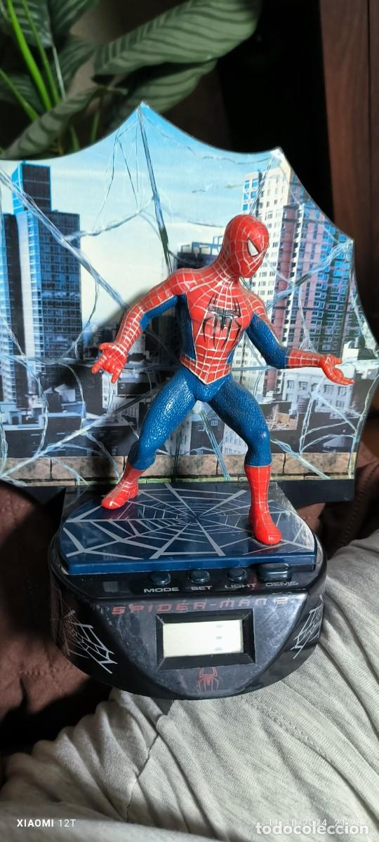 Figuras y mu&ntilde;ecos Marvel: FIGURA SPIDERMAN SOBRE ESCENARIO DIORAMA , HABLA. - Foto 1