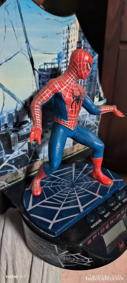 Figuras y mu&ntilde;ecos Marvel: FIGURA SPIDERMAN SOBRE ESCENARIO DIORAMA , HABLA. - Foto 3