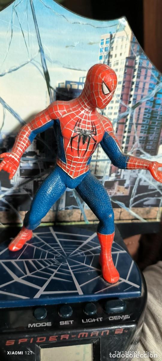 Figuras y mu&ntilde;ecos Marvel: FIGURA SPIDERMAN SOBRE ESCENARIO DIORAMA , HABLA. - Foto 5