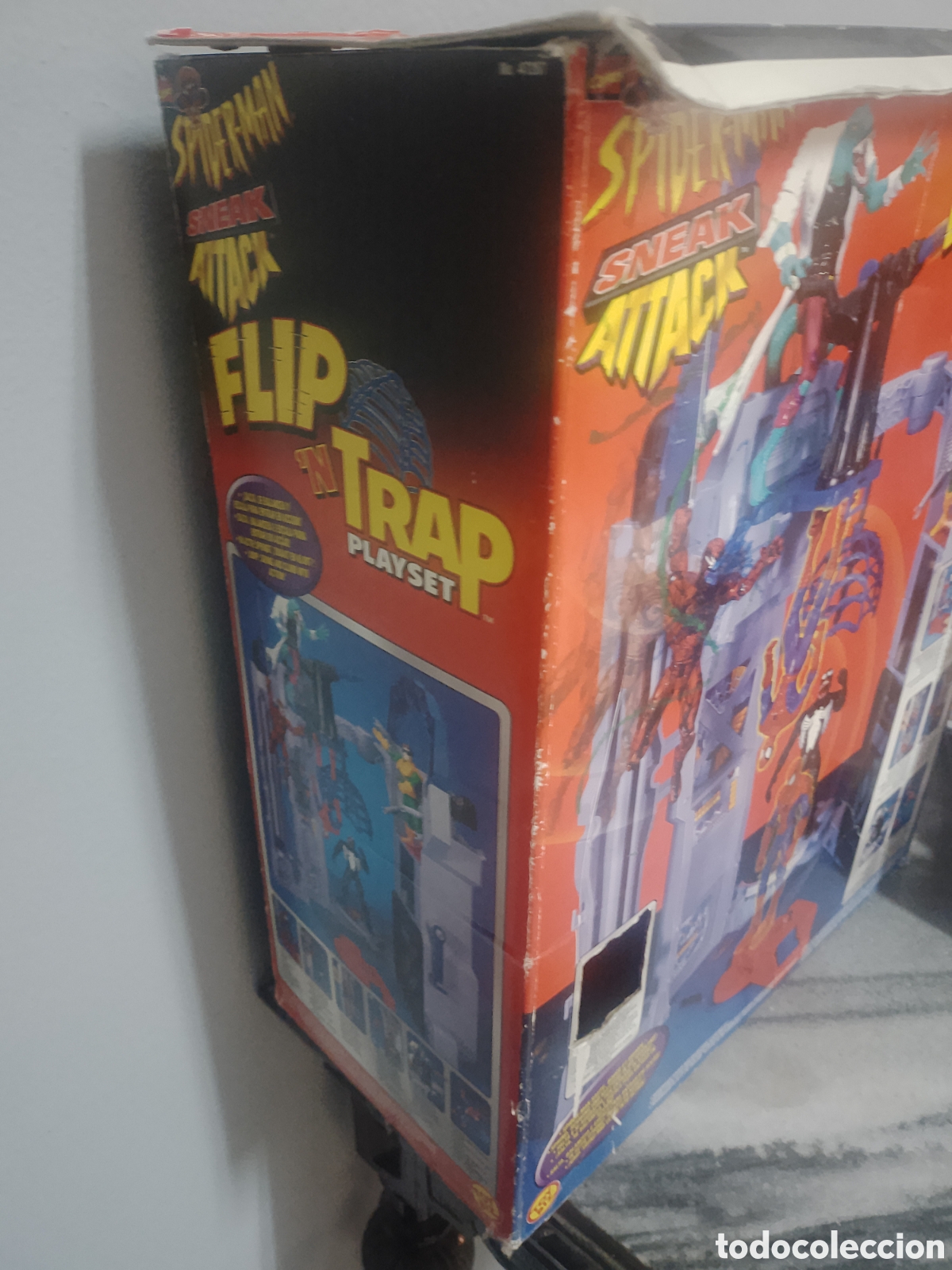 Figuras y mu&ntilde;ecos Marvel: Figuras de acci&oacute;n Spiderman ,flip trap playset, - Foto 12
