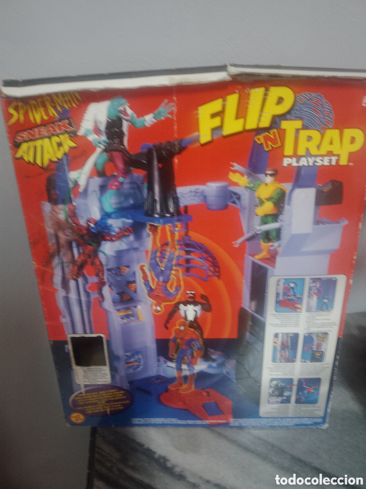 Figuras y mu&ntilde;ecos Marvel: Figuras de acci&oacute;n Spiderman ,flip trap playset, - Foto 15