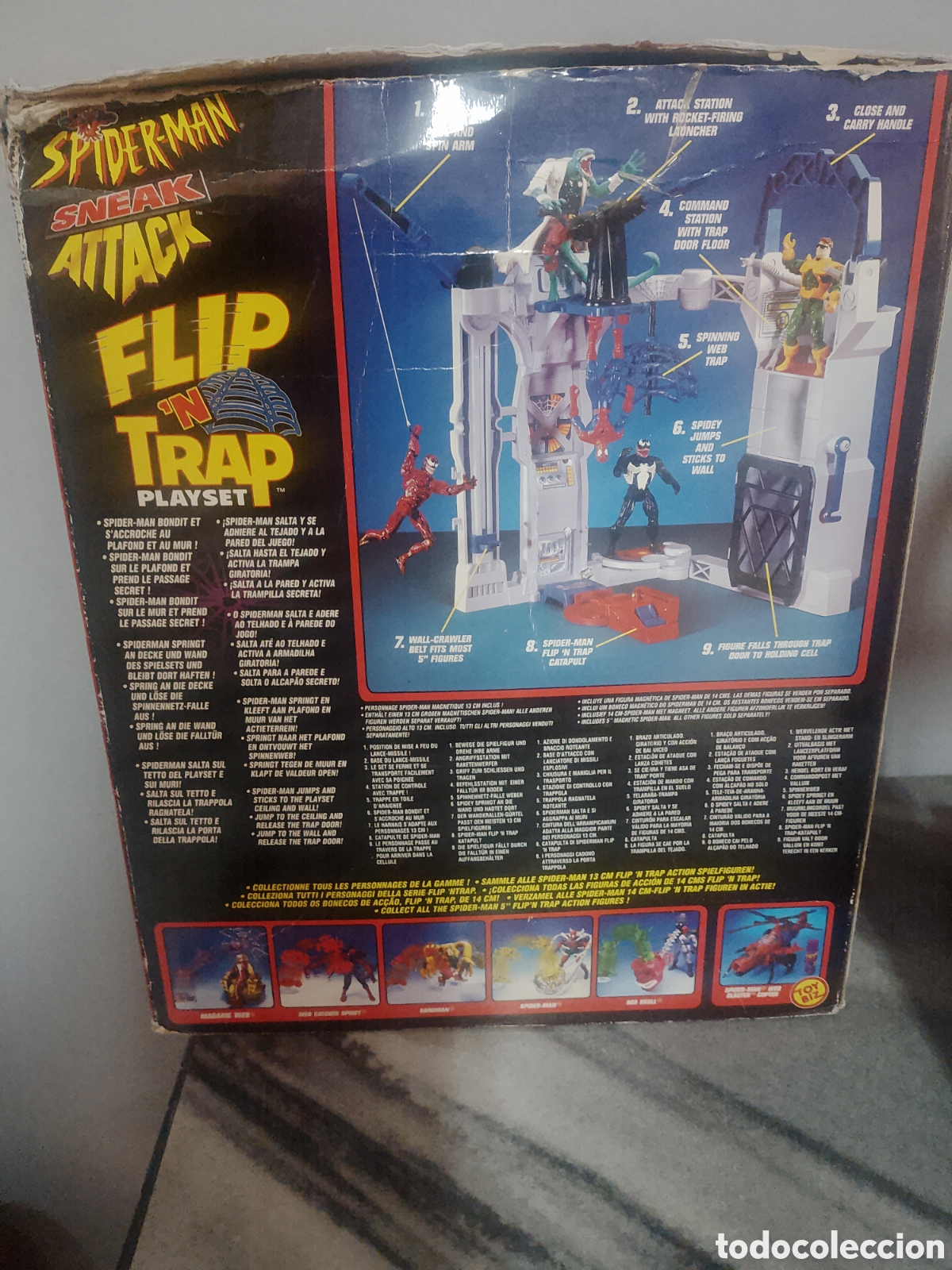 Figuras y mu&ntilde;ecos Marvel: Figuras de acci&oacute;n Spiderman ,flip trap playset, - Foto 16