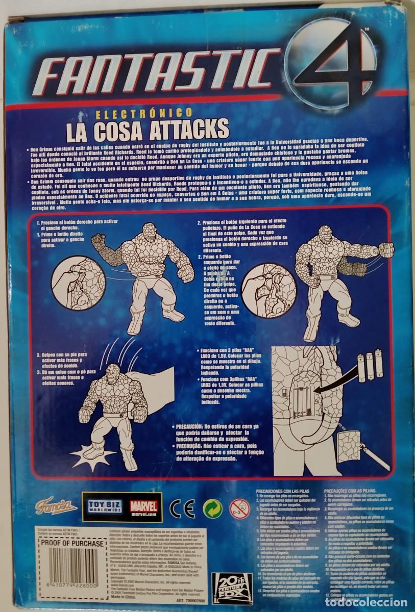 Figuras y mu&ntilde;ecos Marvel: Mu&ntilde;eco La Cosa electr&oacute;nico - Foto 2