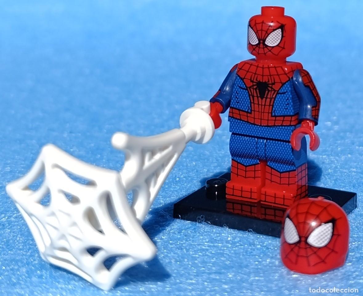 Figuras y mu&ntilde;ecos Marvel: Spider-Man Cl&aacute;ssico (Marvel) Lego compat&iacute;vel minifiguras - Foto 1