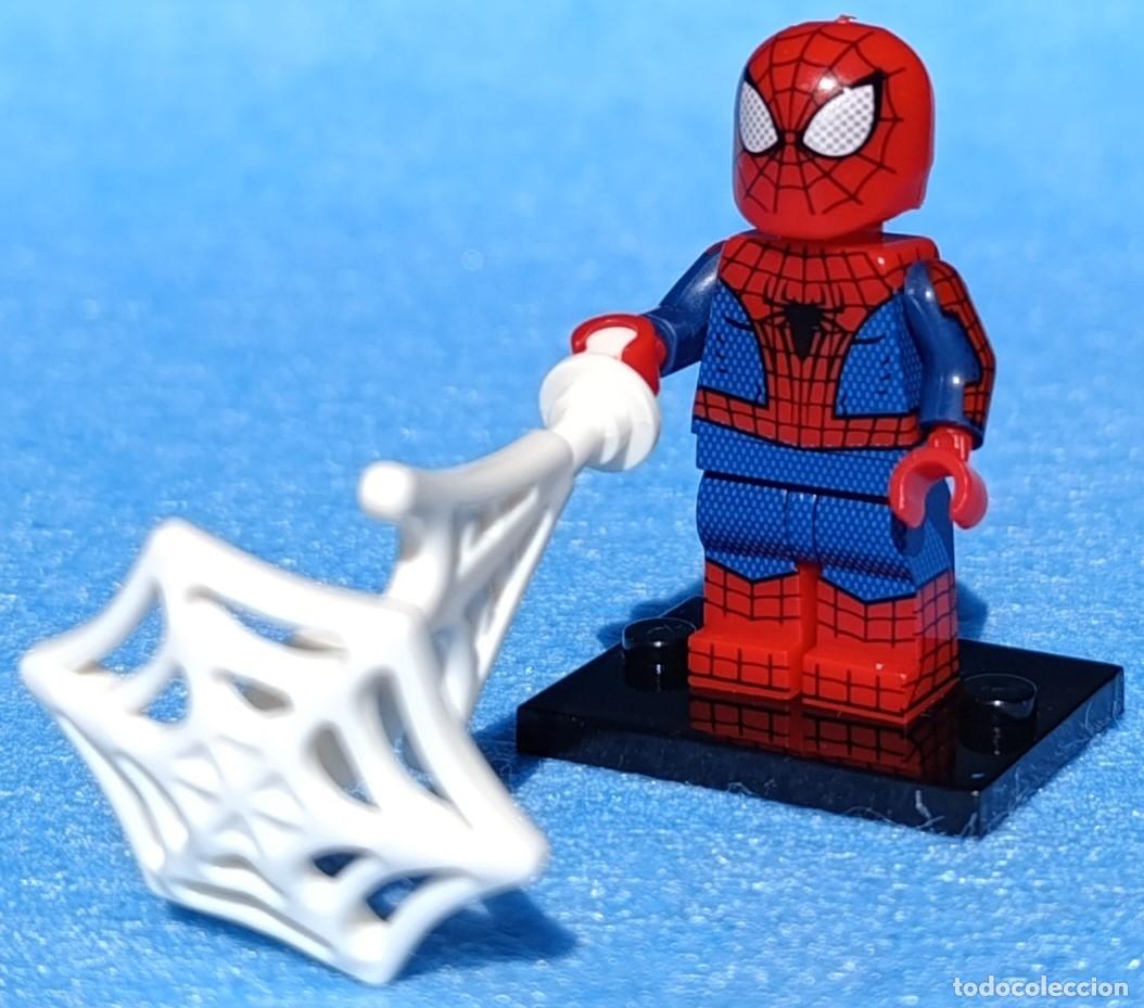 Figuras y mu&ntilde;ecos Marvel: Spider-Man Cl&aacute;ssico (Marvel) Lego compat&iacute;vel minifiguras - Foto 2
