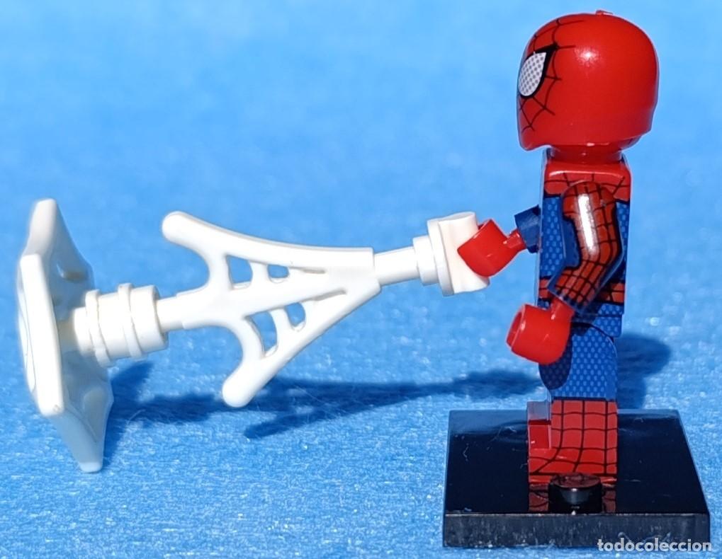 Figuras y mu&ntilde;ecos Marvel: Spider-Man Cl&aacute;ssico (Marvel) Lego compat&iacute;vel minifiguras - Foto 3