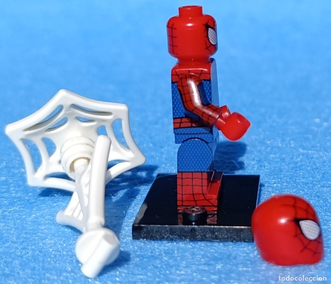 Figuras y mu&ntilde;ecos Marvel: Spider-Man Cl&aacute;ssico (Marvel) Lego compat&iacute;vel minifiguras - Foto 5