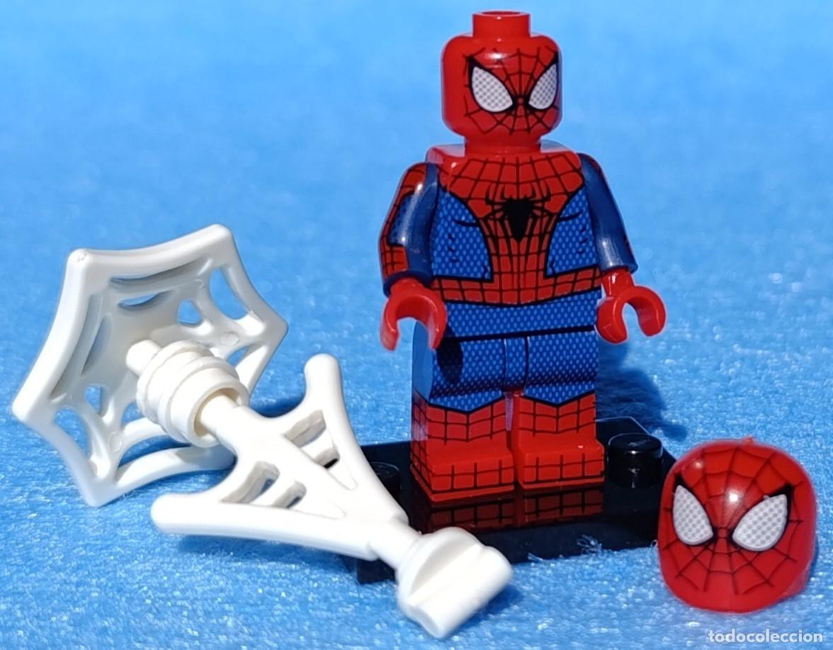 Figuras y mu&ntilde;ecos Marvel: Spider-Man Cl&aacute;ssico (Marvel) Lego compat&iacute;vel minifiguras - Foto 6